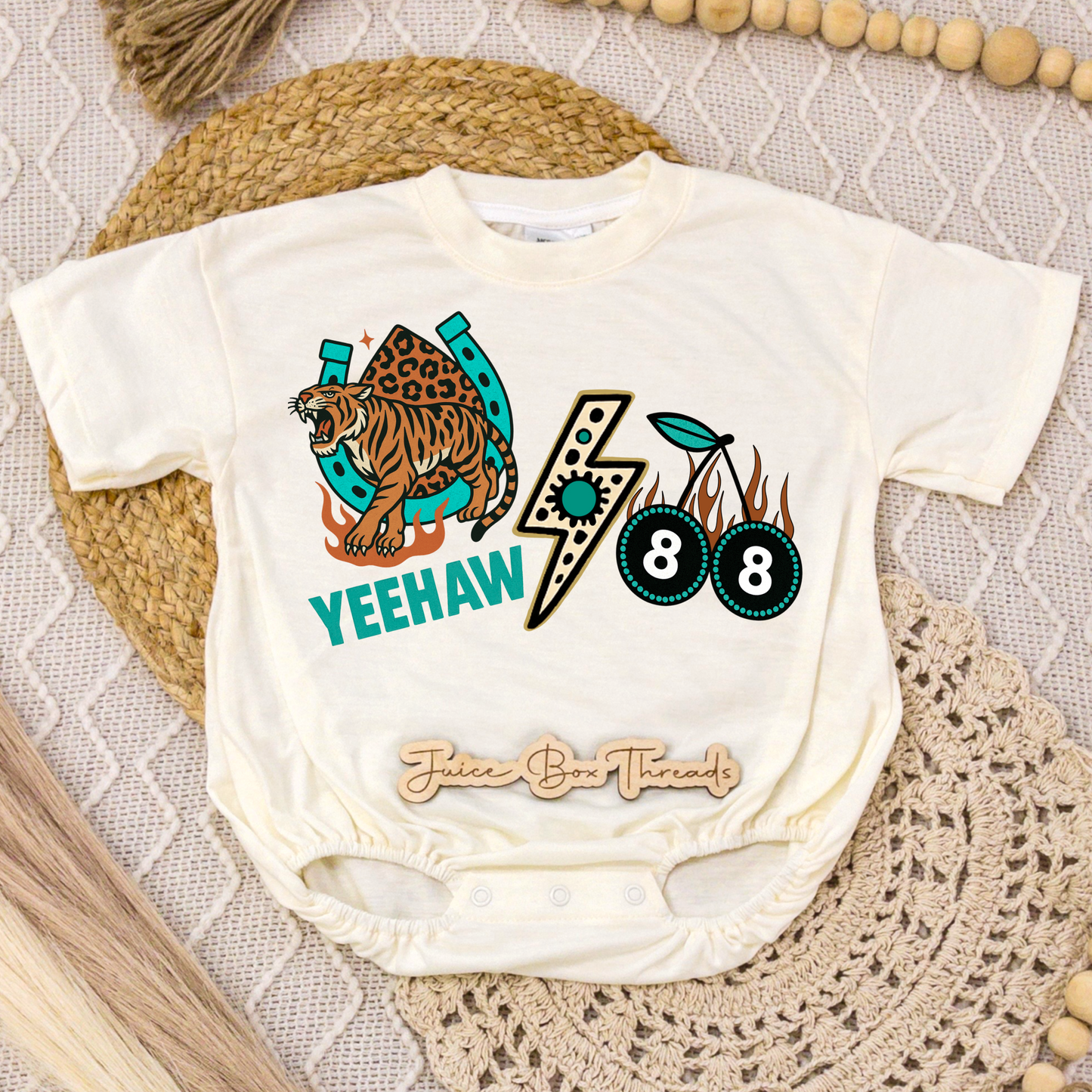 Yeehaw Romper/Tee