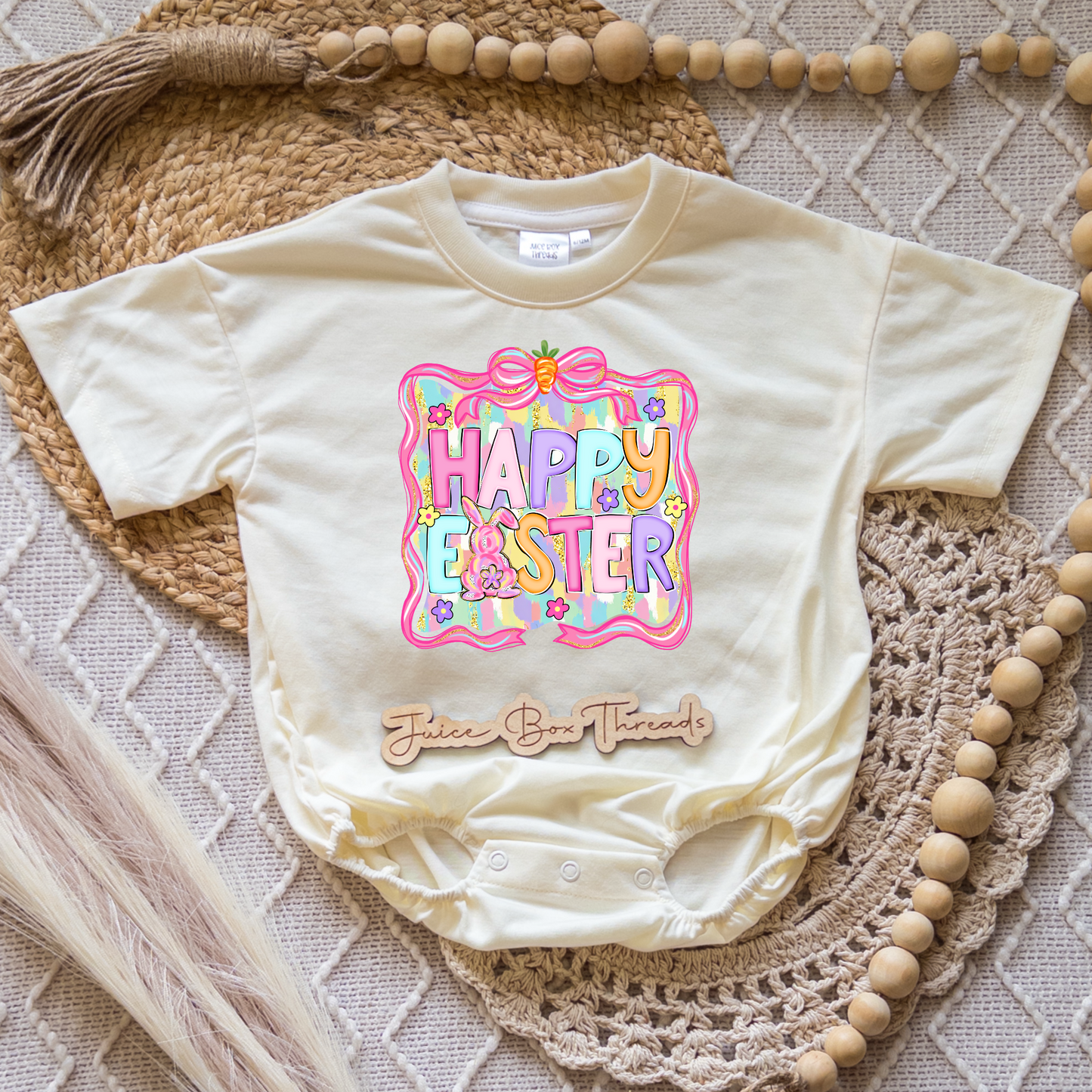 Happy Easter Romper/Tee