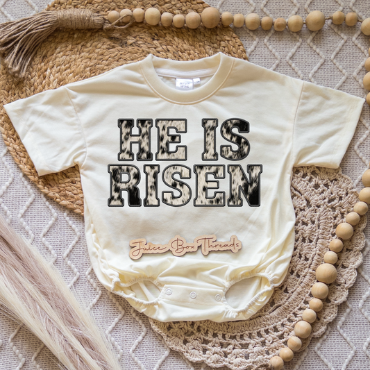 He Is Risen Romper/Tee