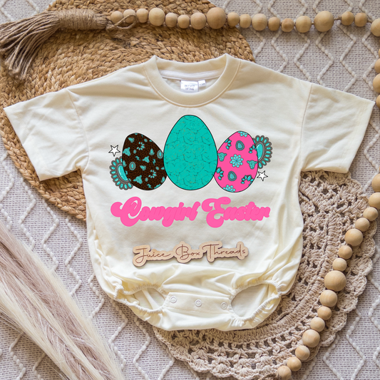 Cowgirl Easter Romper/Tee