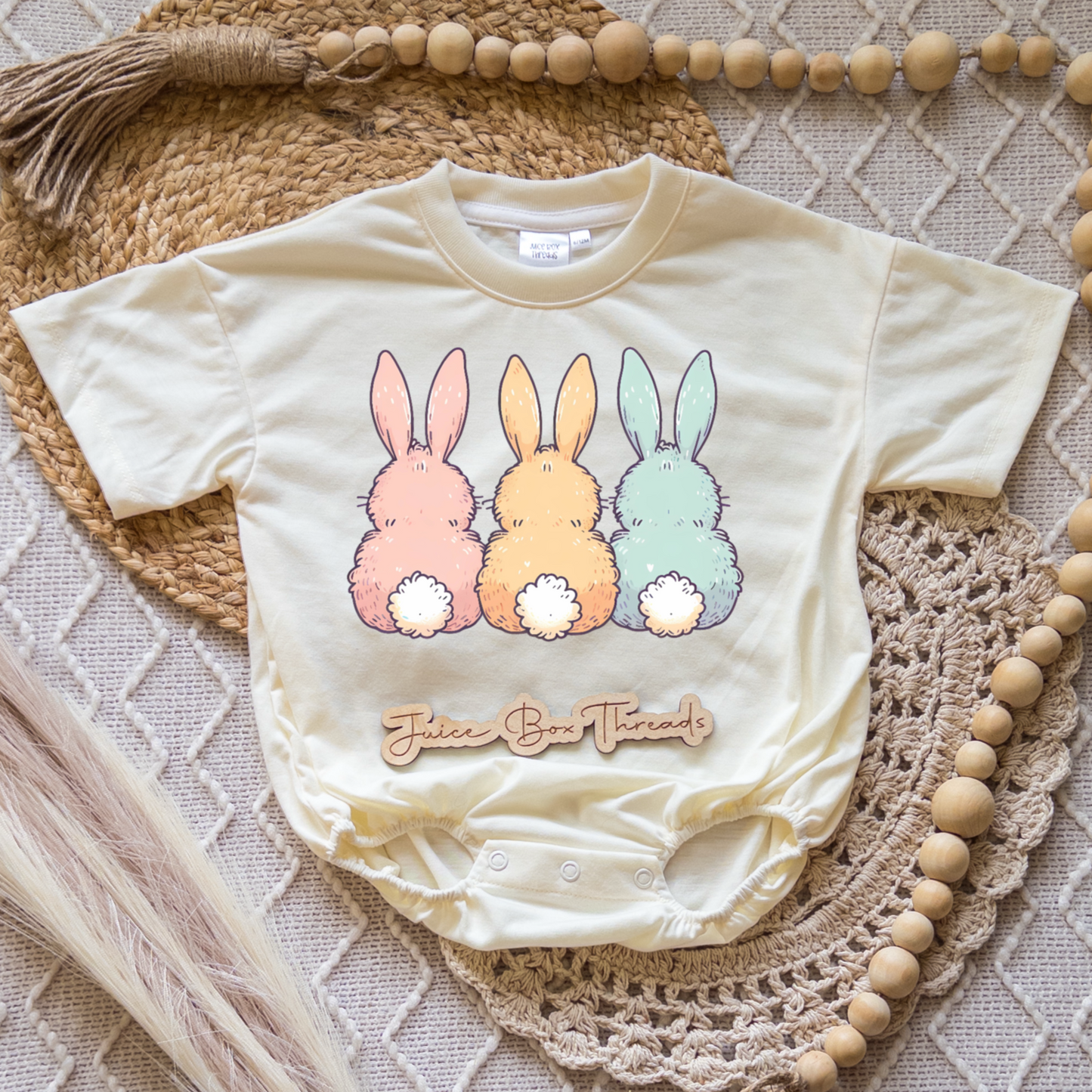 Bunny Tails Romper/Tee