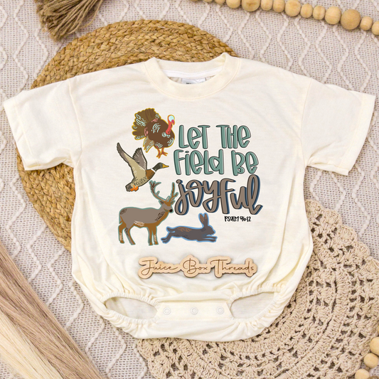 Let the Fields Be Joyful Romper/Tee