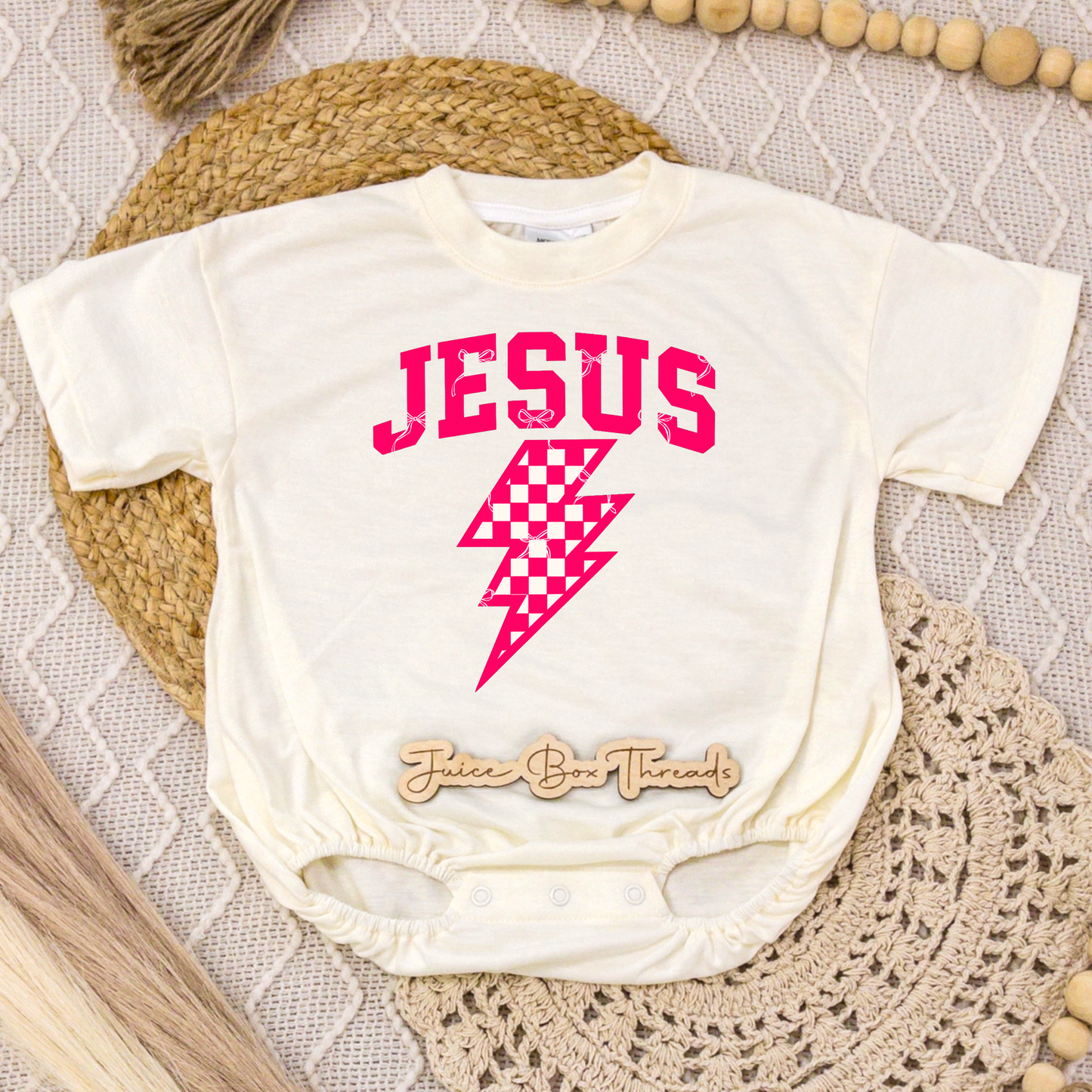 Jesus Lightning Romper/Tee