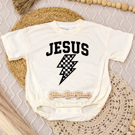Jesus Lightning Romper/Tee