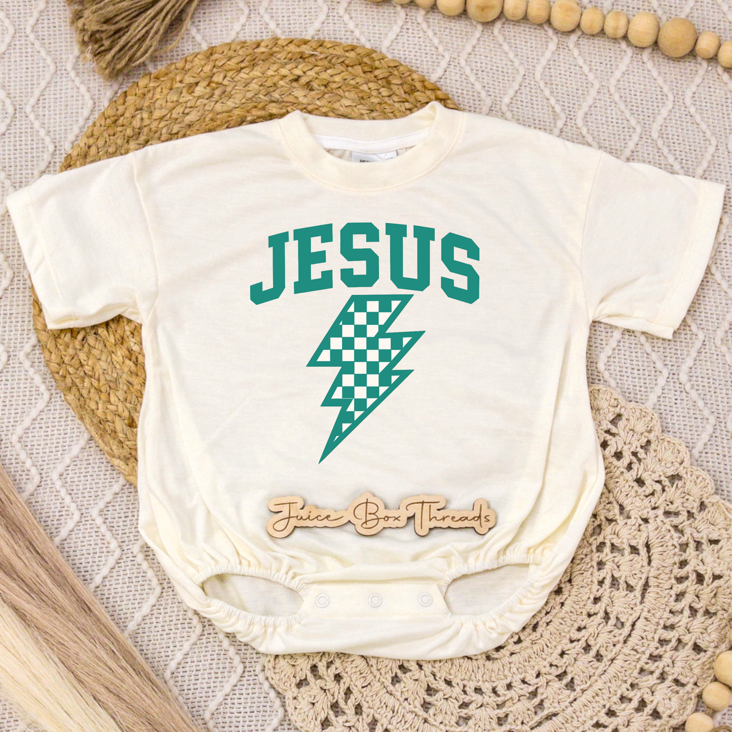 Jesus Lightning Romper/Tee