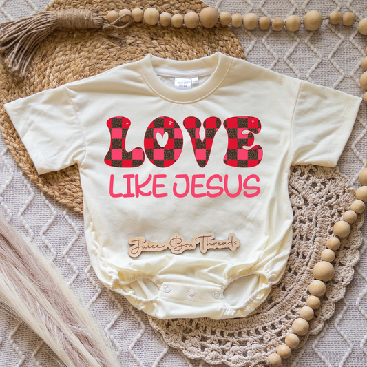 Love Like Jesus Romper/Tee