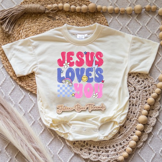 Jesus Loves You Romper/Tee