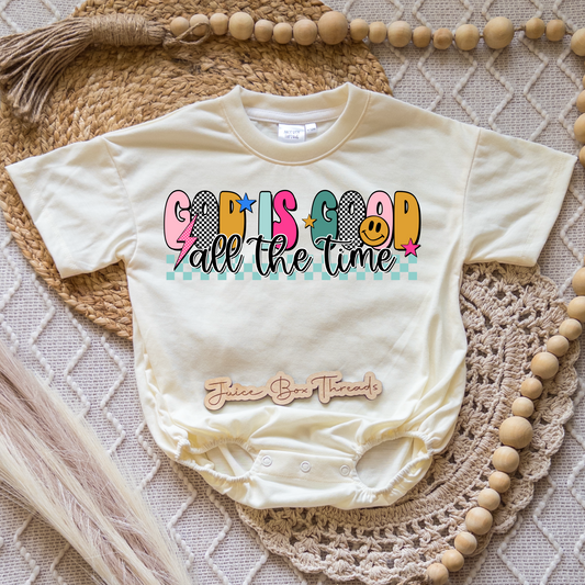 God Is Good All The Time Romper/Tee
