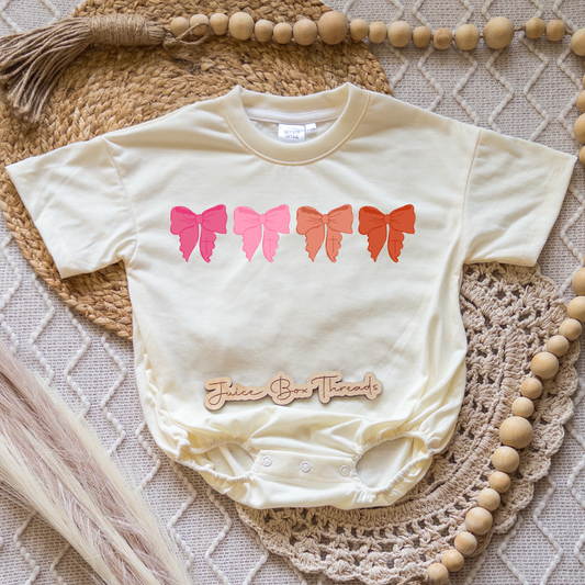 Cross Bows Romper/Tee