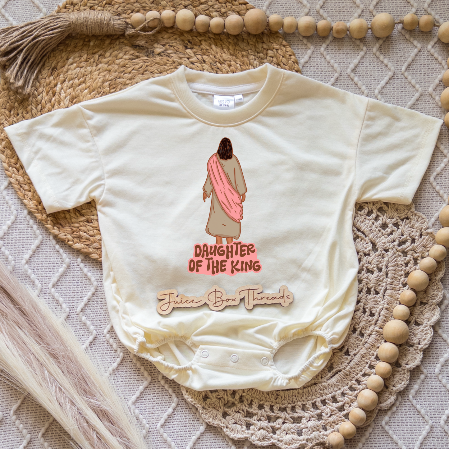 Daughter Of The King Romper/Tee