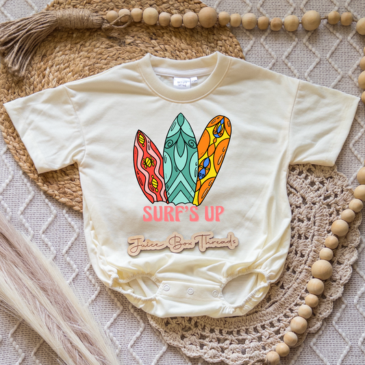 Surf's Up Romper/Tee