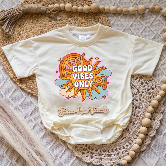 Good Vibes Only Romper/Tee