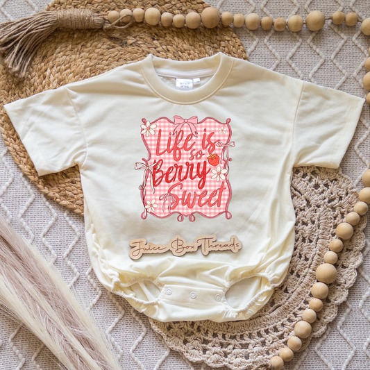 Life is so Berry Sweet Romper/Tee
