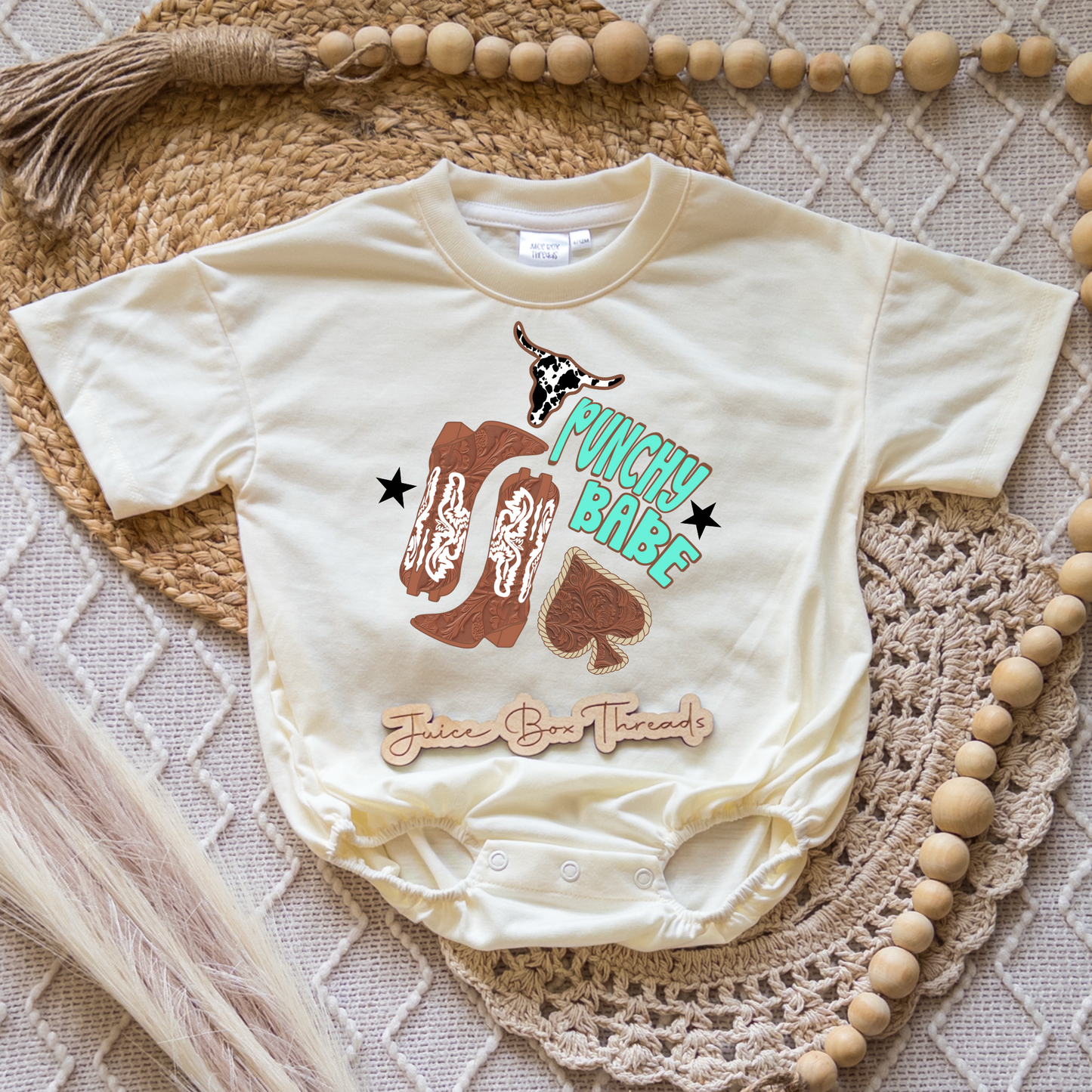 Punchy Babe Romper/Tee