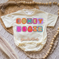 Girl Retro Neon Name Romper/Tee