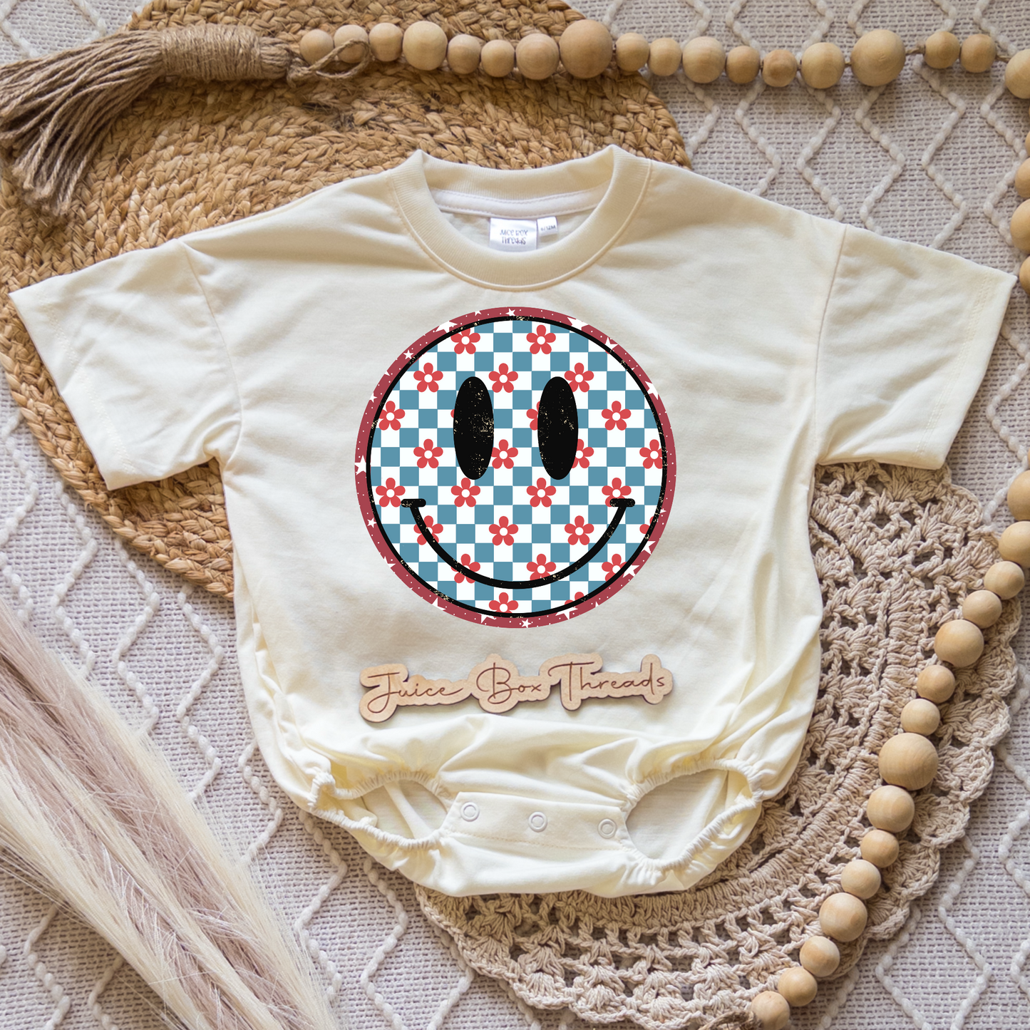 Happy Patriotic Romper/Tee