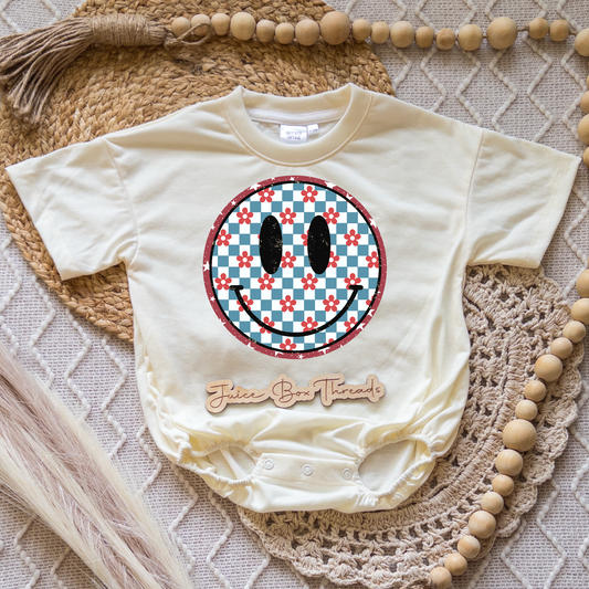 Happy Patriotic Romper/Tee