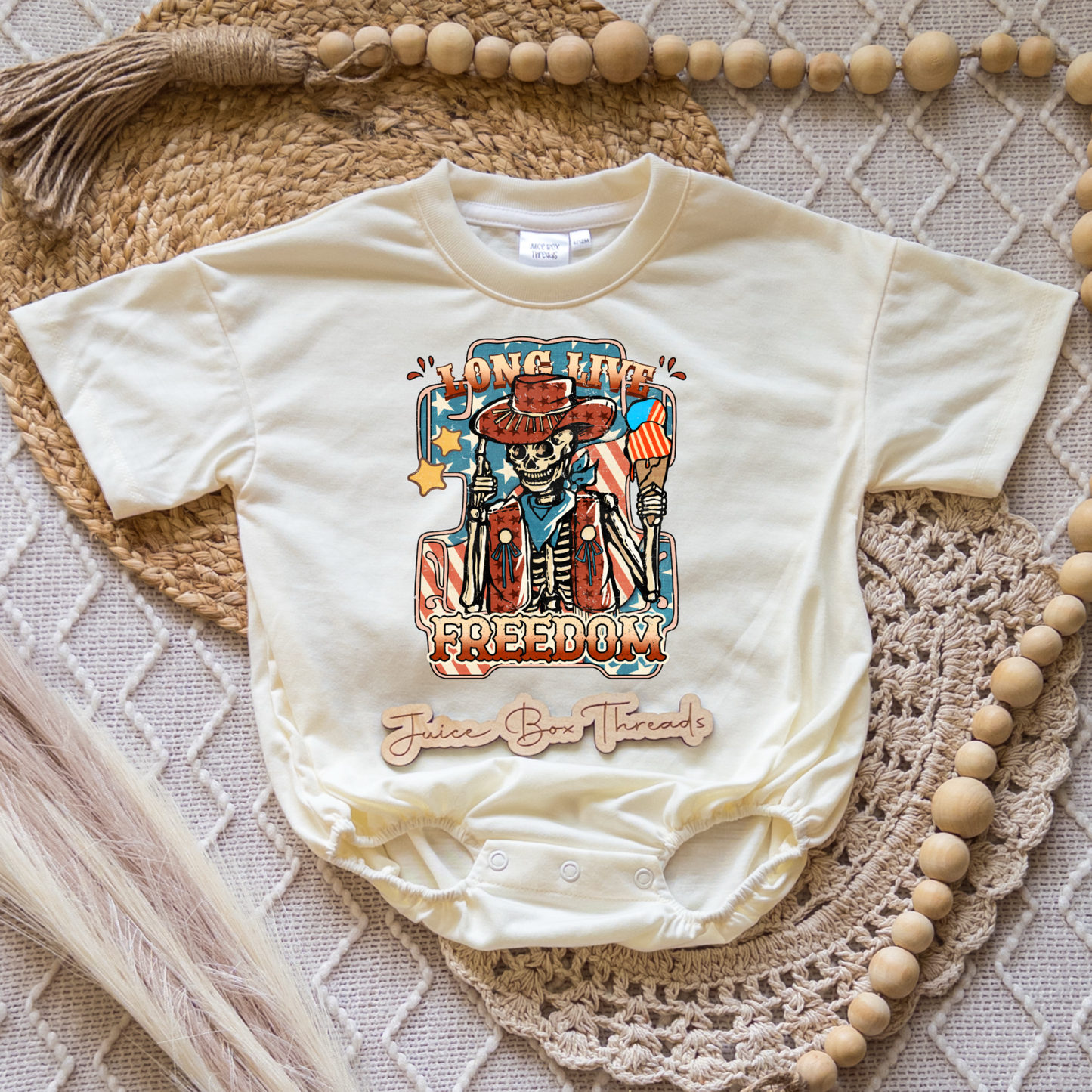 Long Live Freedom Romper/Tee