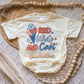 Red White and Cool Romper/Tee