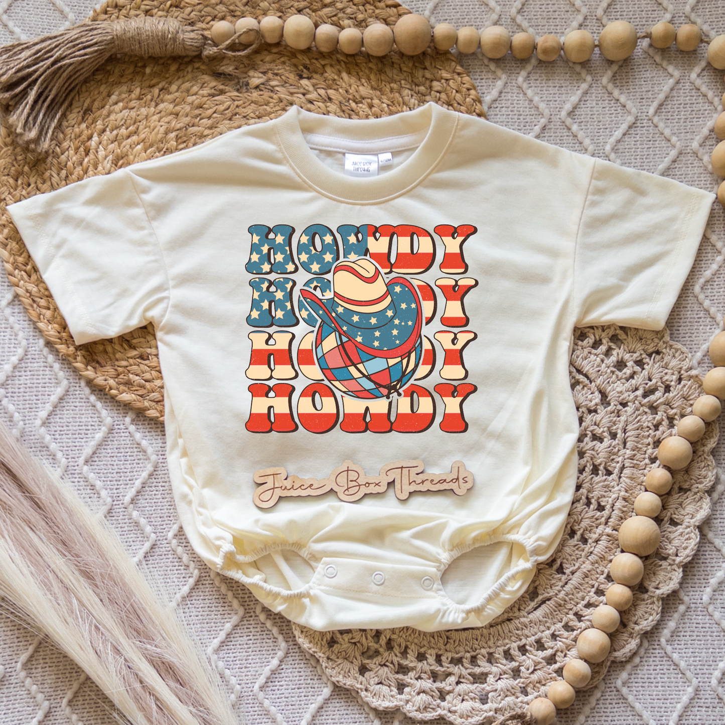 Howdy Romper/Tee