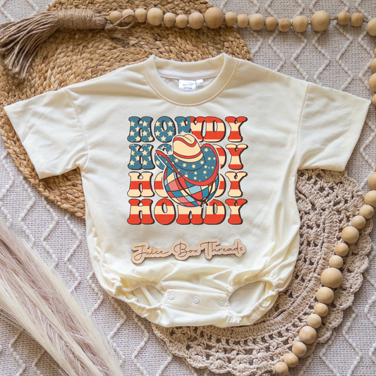 Howdy Romper/Tee