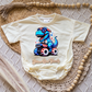 Patriotic Dino Romper/Tee
