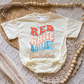 Red White and Boujee Romper/Tee