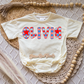 Patriotic Name Romper/Tee