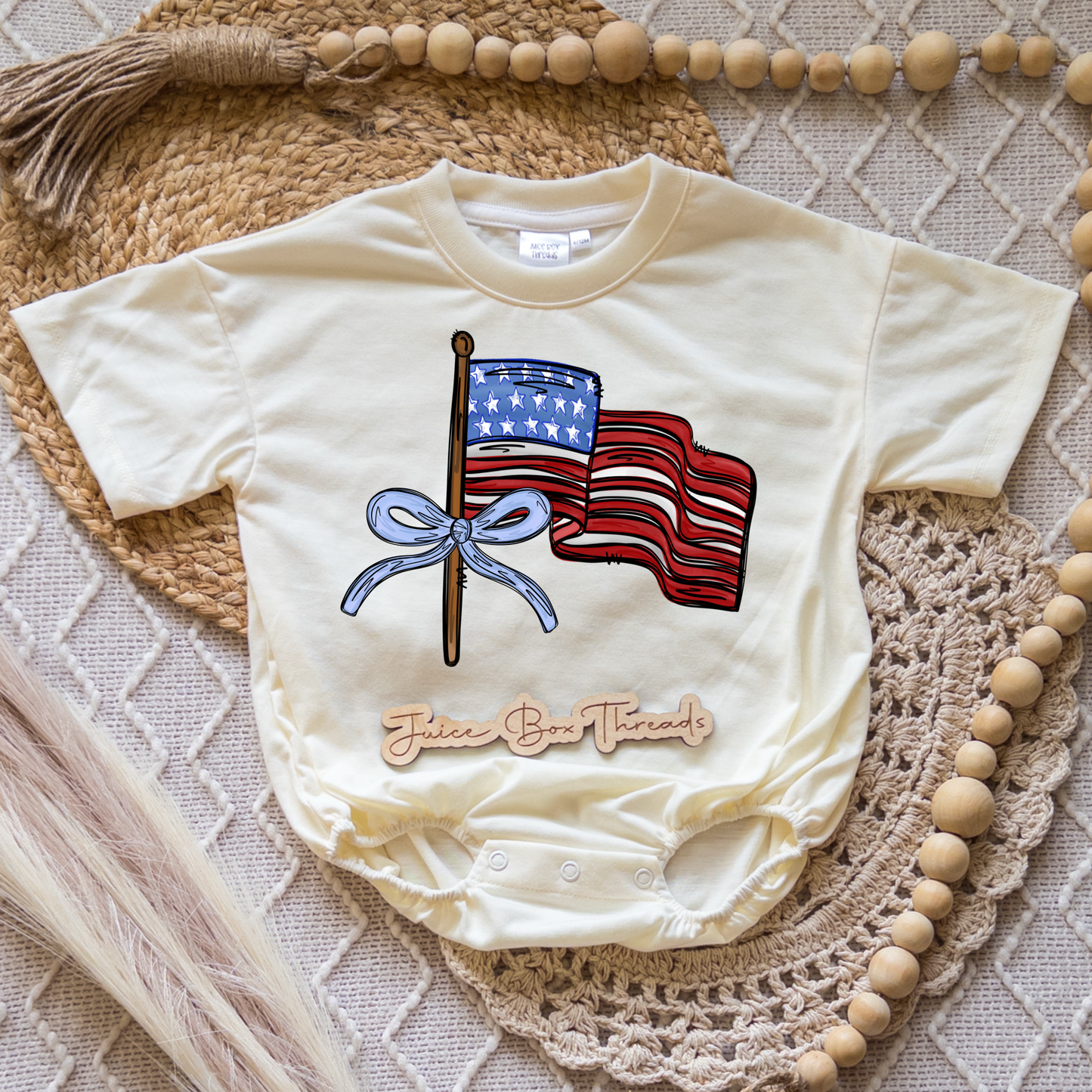 Flag Romper/Tee