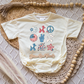 Patriotic Collage Romper/Tee