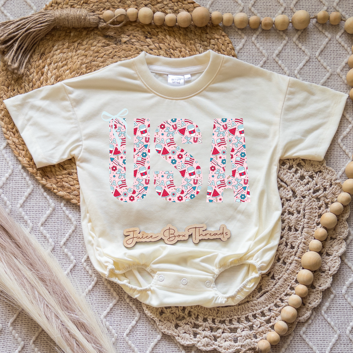 USA Romper/Tee