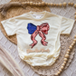 Flag Bow Romper/Tee
