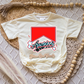 America Zebra Romper/Tee