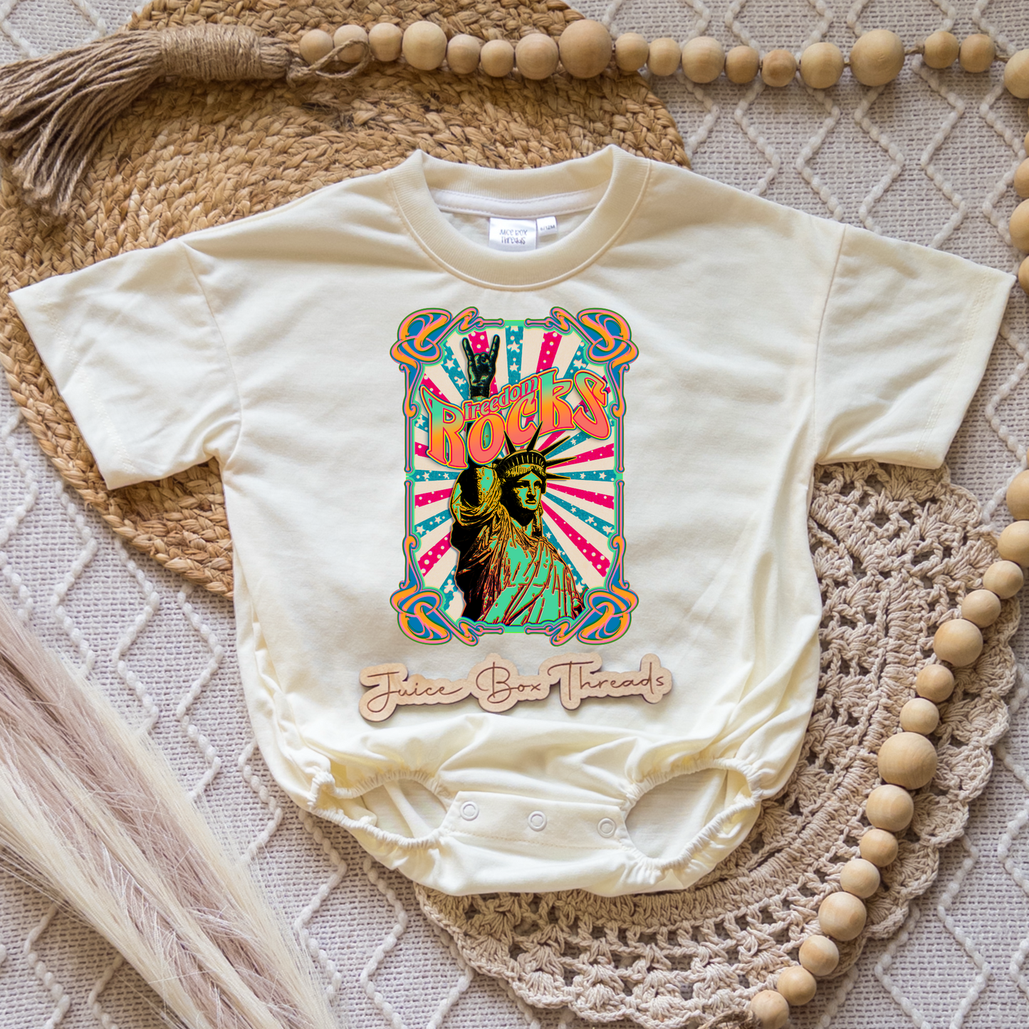 Freedom Rocks Romper/Tee
