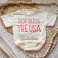 God Bless the USA Romper/Tee