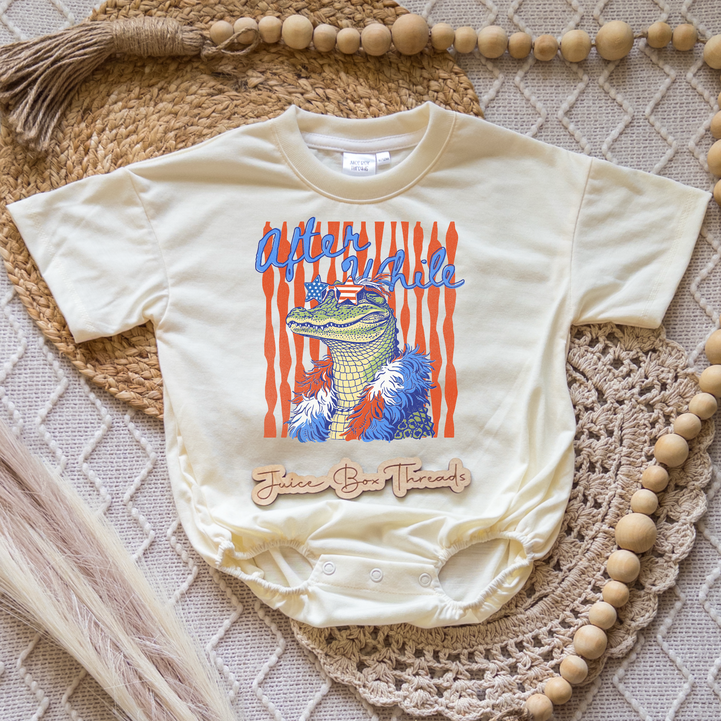 After While Crocodile Romper/Tee