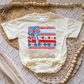 Bow Flag Romper/Tee