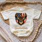 Deer Flag Romper/Tee