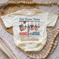Fishing Hooked on Jesus Romper/Tee