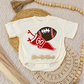 Red Football Go Romper/Tee