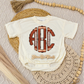 Football Monogram Romper/Tee