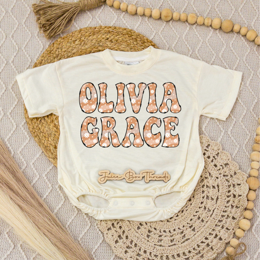 Boho Name Romper/Tee