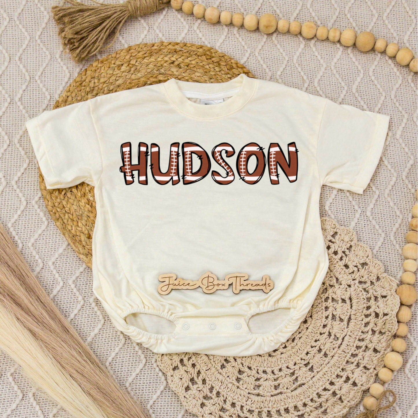 Football Name Romper/Tee