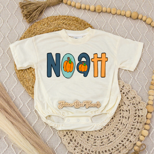 Pumpkin Name Romper/Tee
