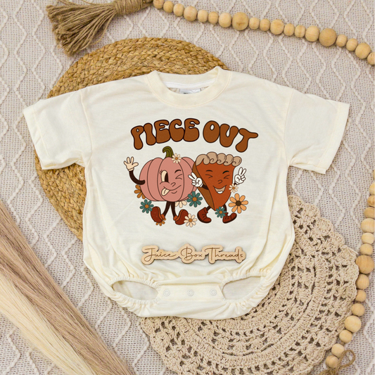 Piece Out Pie Romper/Tee
