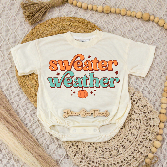 Sweater Weather Romper/Tee