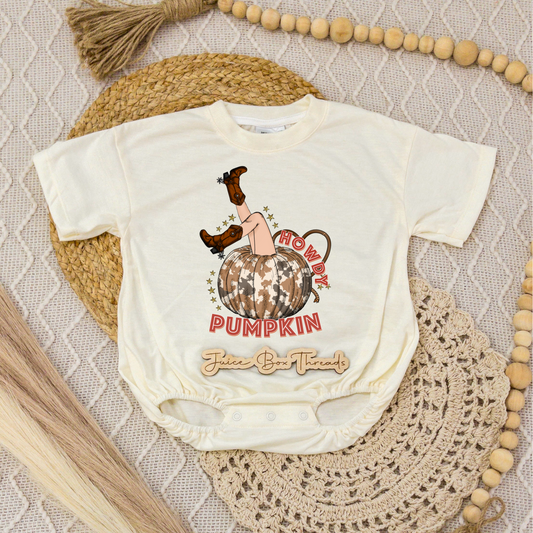 Howdy Pumpkin Romper/Tee
