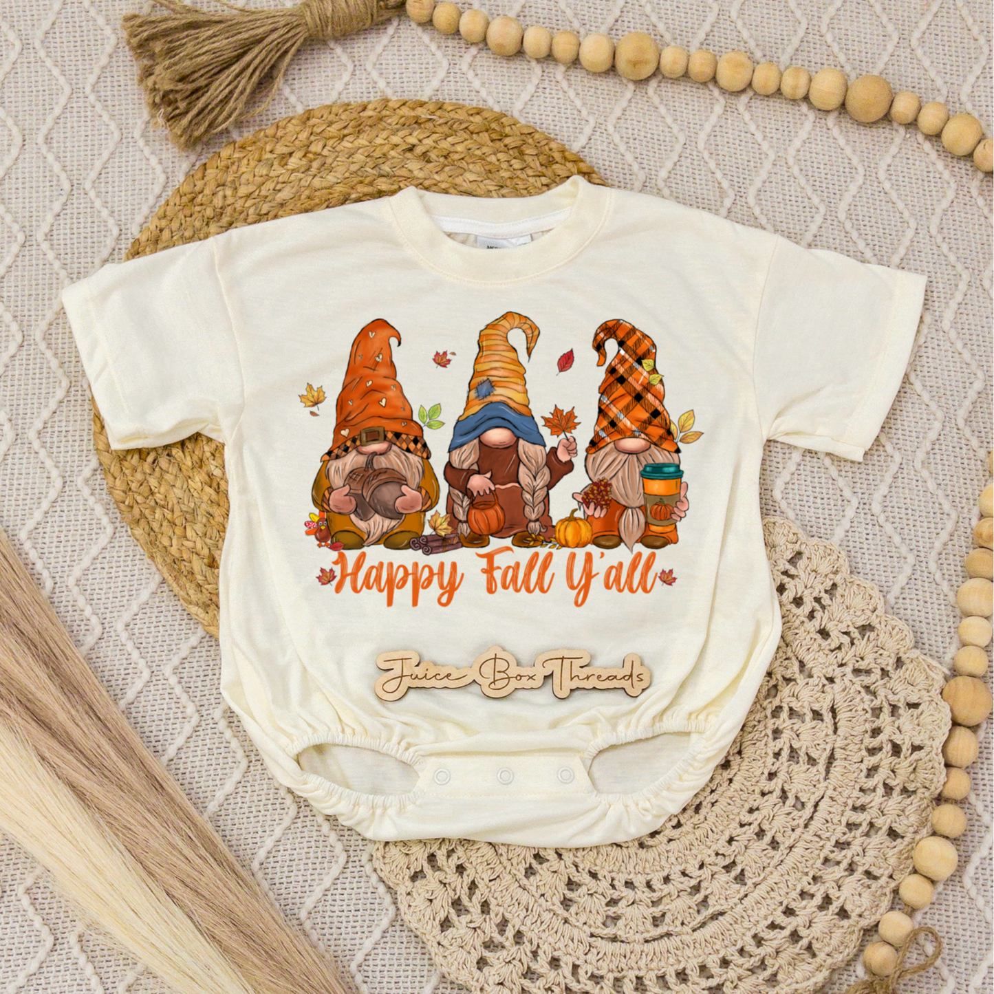 Happy Fall Y'all Romper/Tee