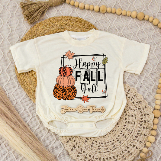 Happy Fall Y'all Romper/Tee