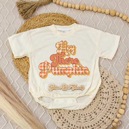 Hey There Pumpkin Romper/Tee